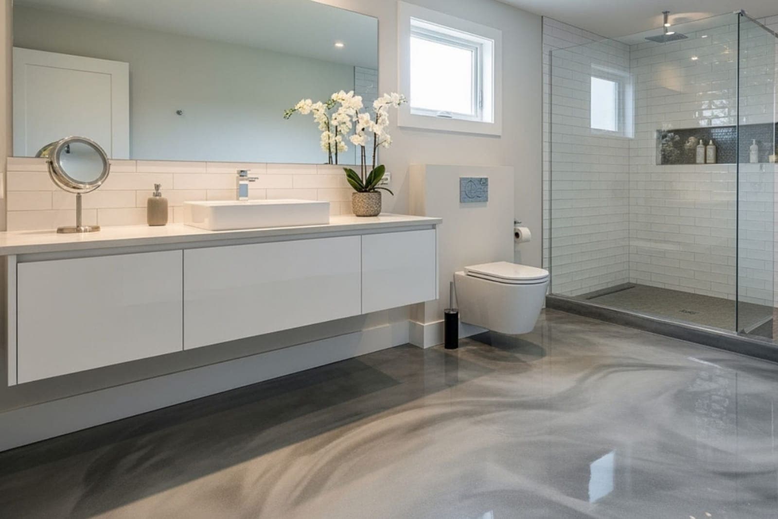 Residential Bathroom and Restroom Flooring