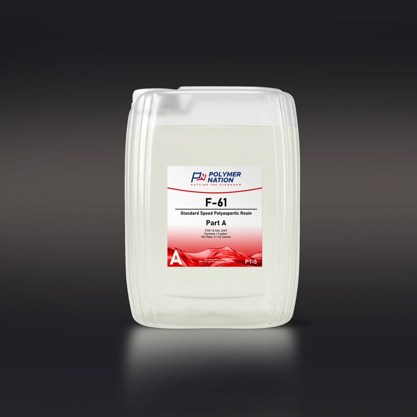 F-61 Slow Speed Clear Polyaspartic