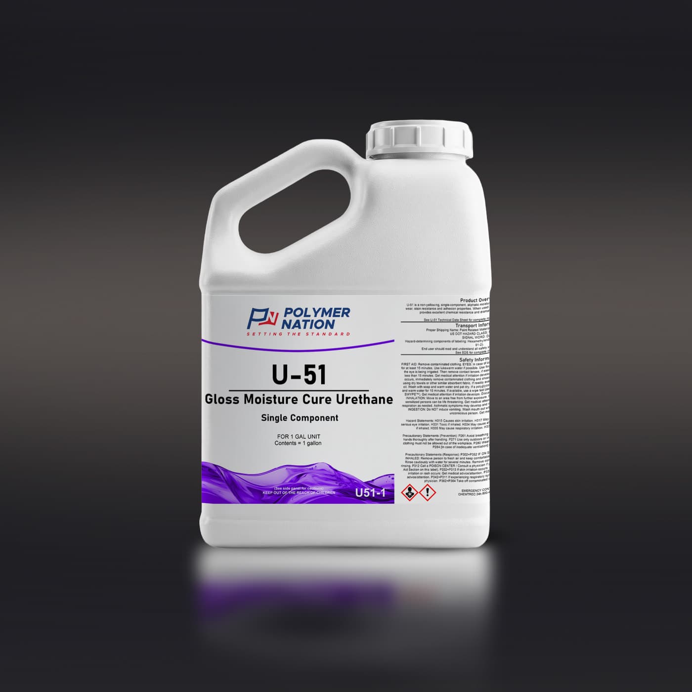 U-51 Clear Aliphatic Moisture Cure
