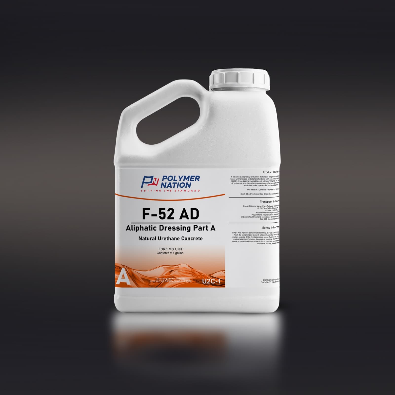 F-52 AD ALIPHATIC URETHANE CONCRETE DRESSING