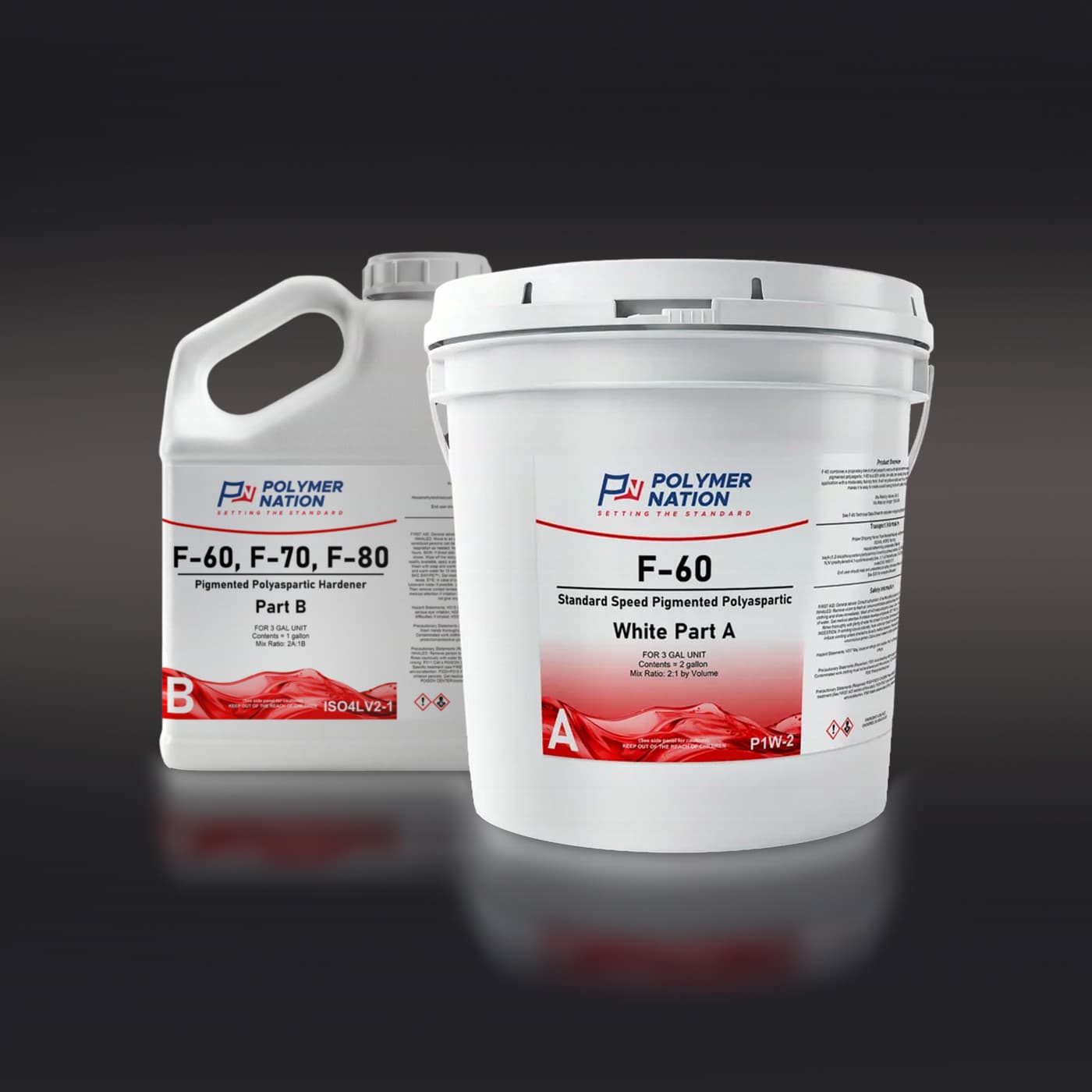 F-60 Slow Speed Pigmented Polyaspartic